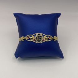 14KT Gold Sweet 15 Bracelet 