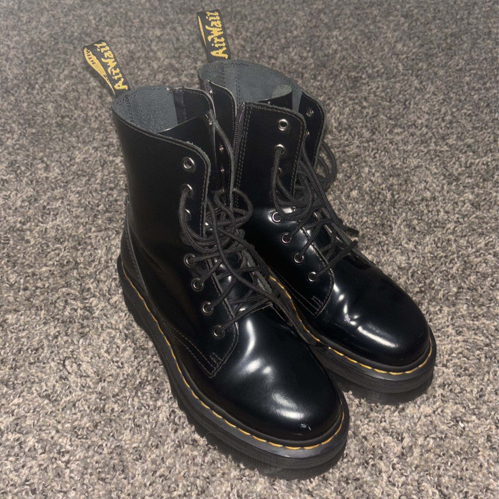 Dr. Martens Jadon Hi Boot Leather Platforms