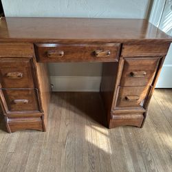 Queen Size Headboard And Footboard With Matching Desk