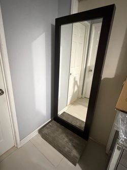 6 ft Large Floor Mirror with bottom Frame