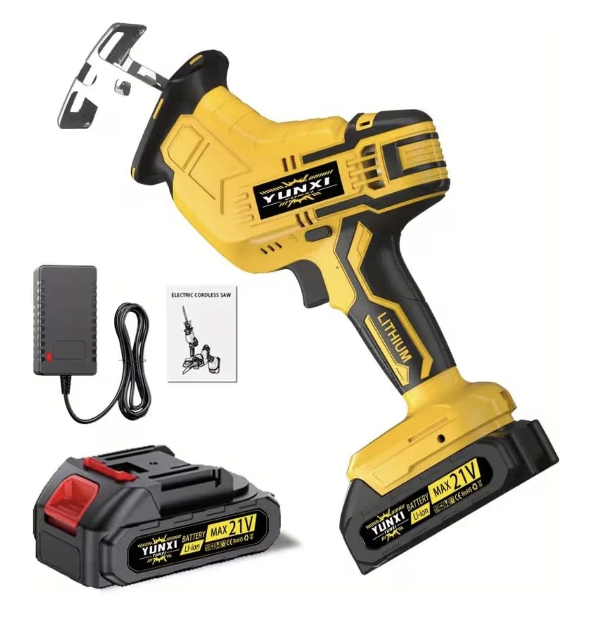 La sierra giratoria inalámbrica y la sierra eléctrica de vaivén recientemente mejoradas en 2025 están equipadas con juegos de cuchillas y cargadores d