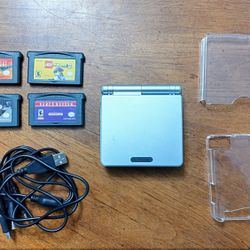 Nintendo Gameboy Advance SP Platinum Bundle