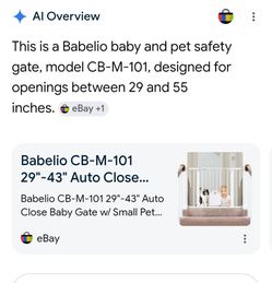 Baby gate and pet gate