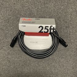 Fender Professional Series 25’ Microphone Cable 