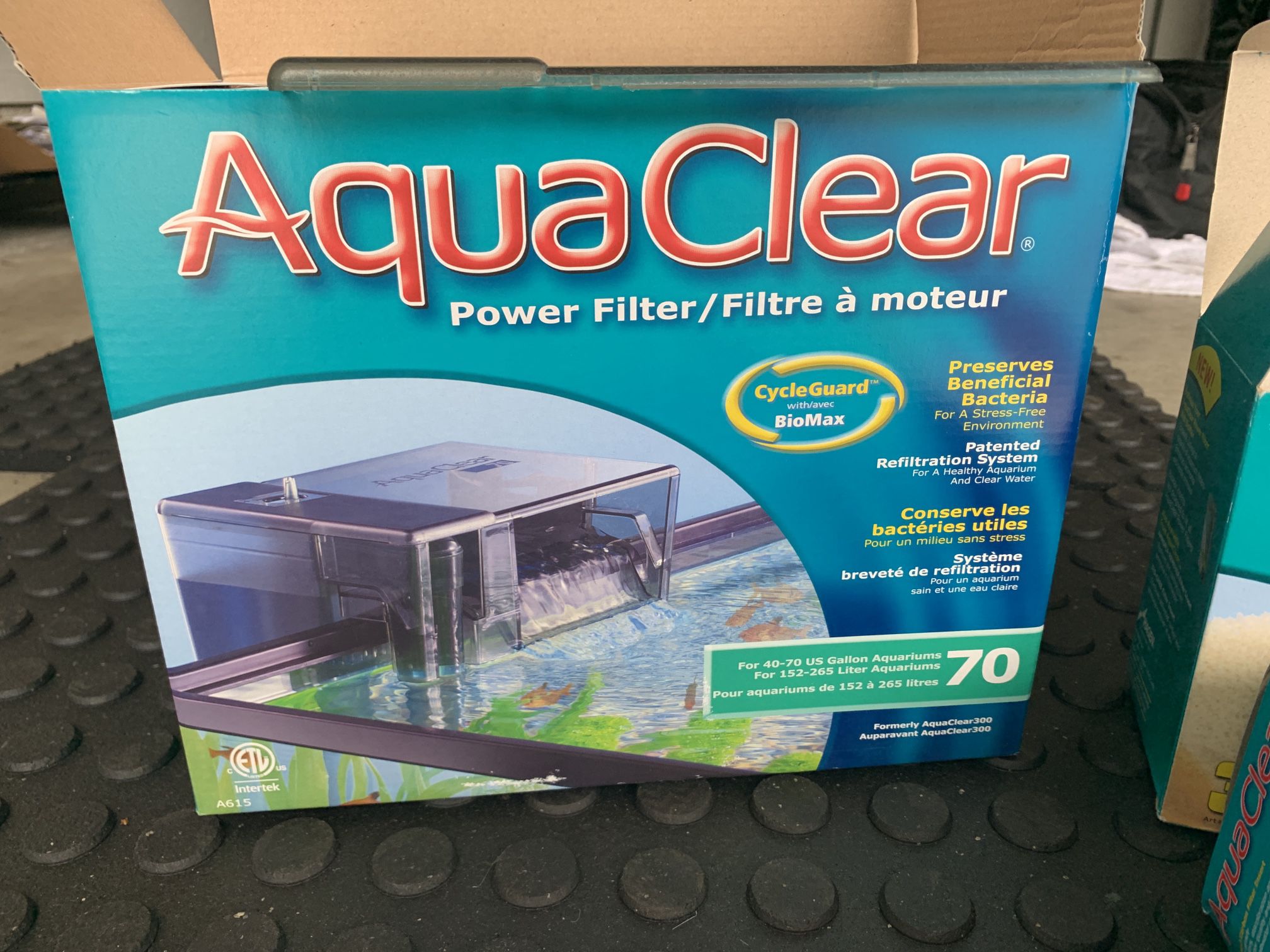 AquaClear 70 Gal Filter + Extra Foam + Carbon