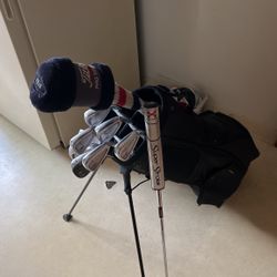Mens Right Handed Golf Clubs! Great Odyssey Putter And Adams Pro Irons