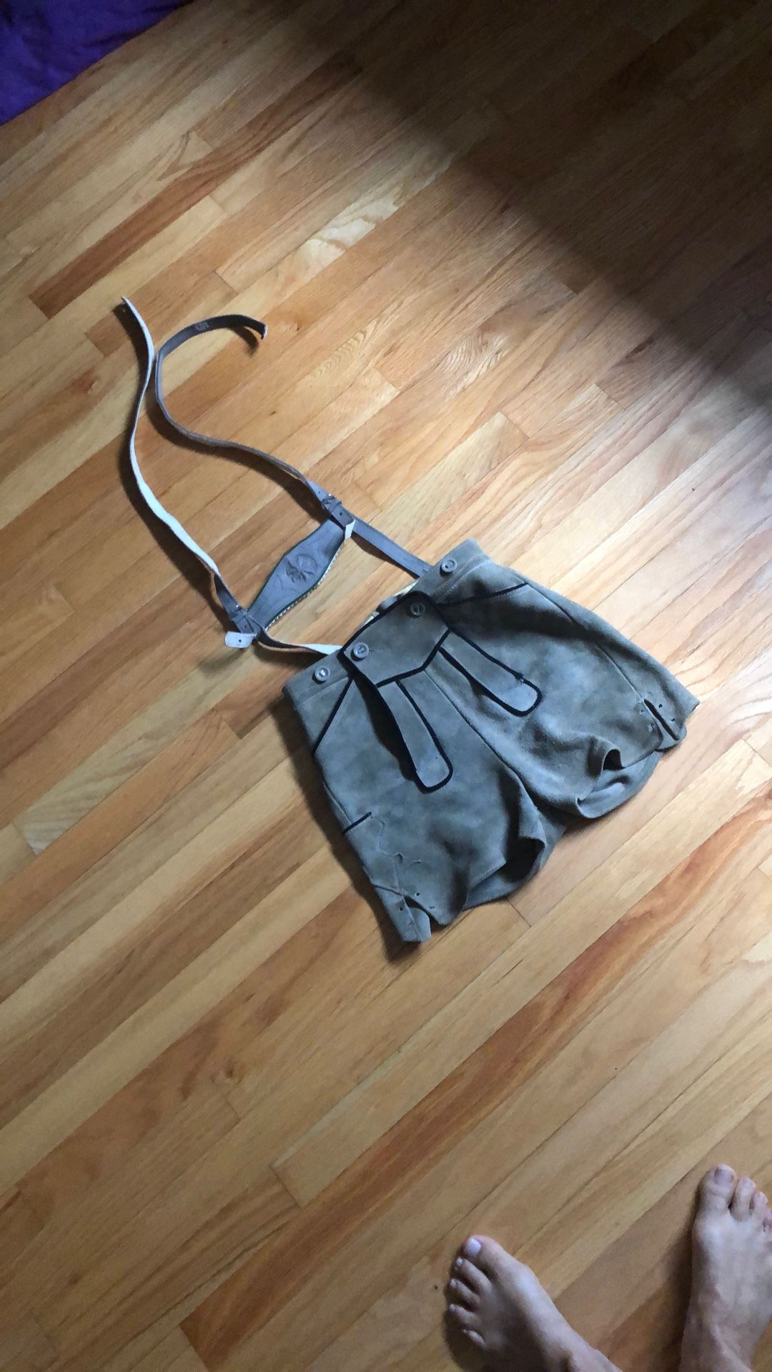 Vintage Leather Lederhosen 