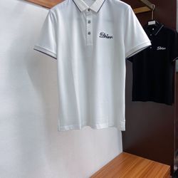 Dior White Polo Shirt New 