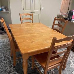 Dining table with 4 chairs