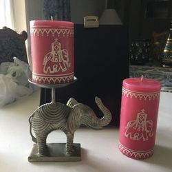 Elephant candles never burned.