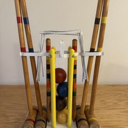 Vintage Croquet Set