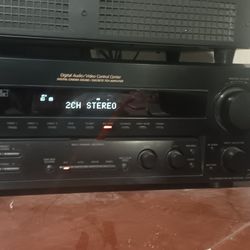 Stereo equipment.