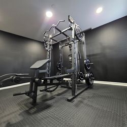 Smith Machine 2001 | Multi-Use Adj Bench | Gym Equipment | Fitness | Squat Rack | Excercise |🔴WEIGHTS AND BARBELL SOLD SEPARATELY 🔴 FREE DELIVERY 🚚