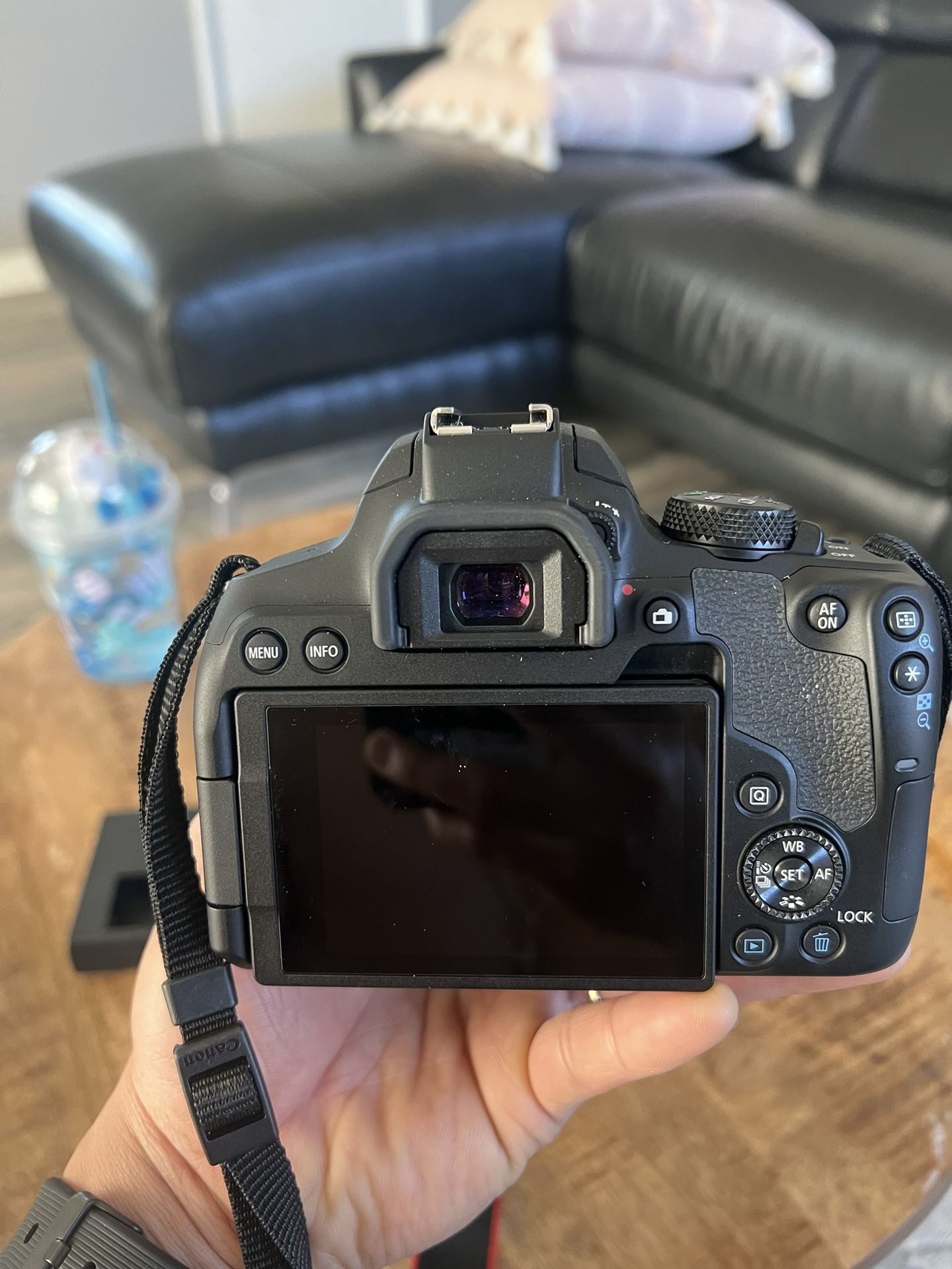 CanonEOS REBEL T8i Dslr Camera With EFS 1855 mm Lensblack for Sale