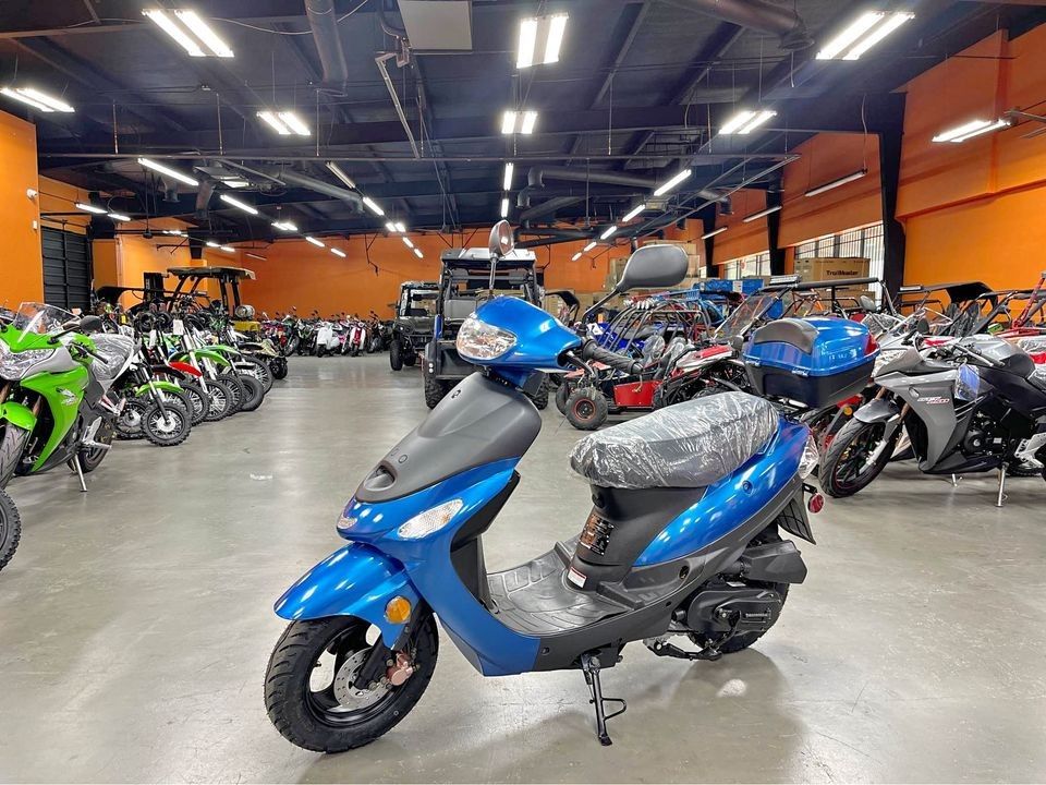 All new Atm50 scooter street legal scooter/moped financing