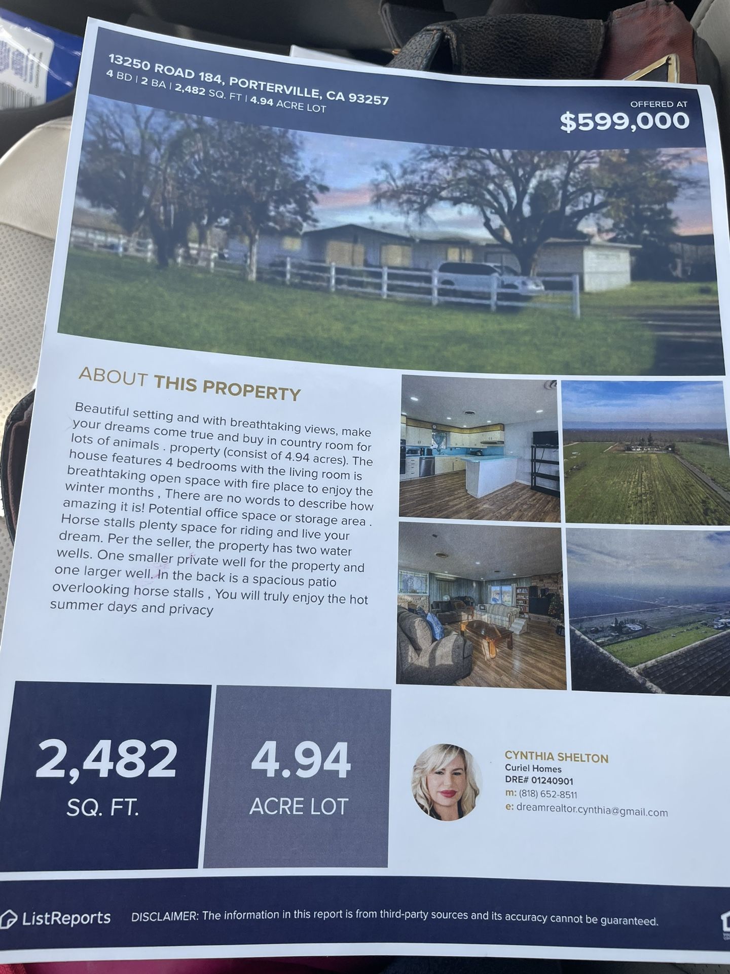 Ranch For Sale 4.94 Acres