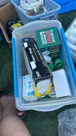 Box of lightbulbs