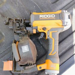 Ridgid Coil Roofing Nailer Nail Gun Air Gun 1-3/4 Inch