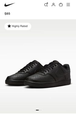 Nike Court Vision Low Next Nature black