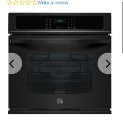 Kenmore 49409 27" Electric Self-Clean Single Wall Oven - Black