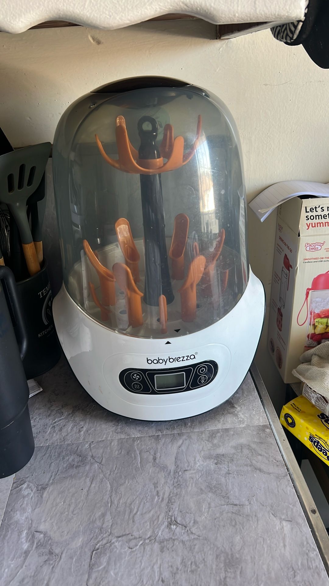 Baby Brezza Bottle Sterilizer and Dryer Machine Electric Steam Sterilization