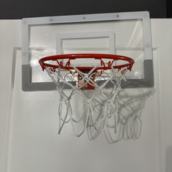 spalding over the door mini basketball hoop. 