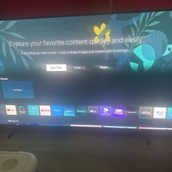 55 Inch Samsung Smart Tv (CASH ONLY)