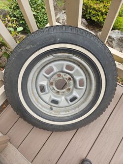 80's GM Rally wheel with tire