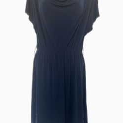Navy Dolman Dress