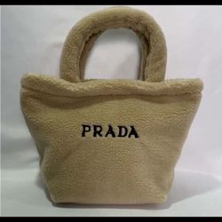 brand new prada nude bag