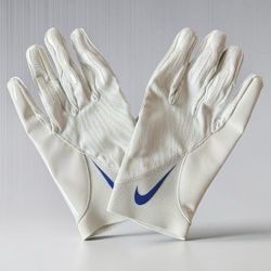 NEW Nike Vapor Knit 4.0 NFL Football Gloves 4XL Light Bone Hyper Royal DX4529