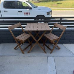 Folding Table & Chairs