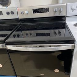 Whirlpool Stove Glass Top New Warranty Included 