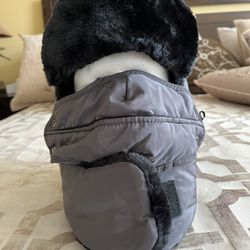 Trapper Hat Winter Warm Hunting Ski Hats Women Ushanka Cap with Mask Ear  (Grey)