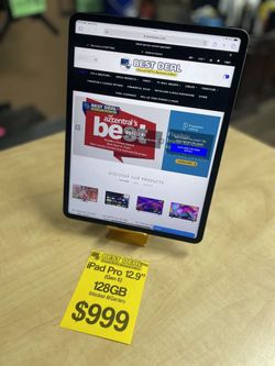BLACK FRIDAY SALES CONTINUE IPAD PRO 12.9" (GEN 6) 128GB UNLOCKED