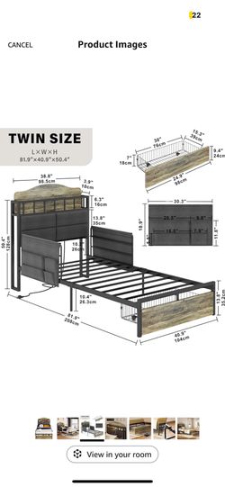 Twin Bed Frame