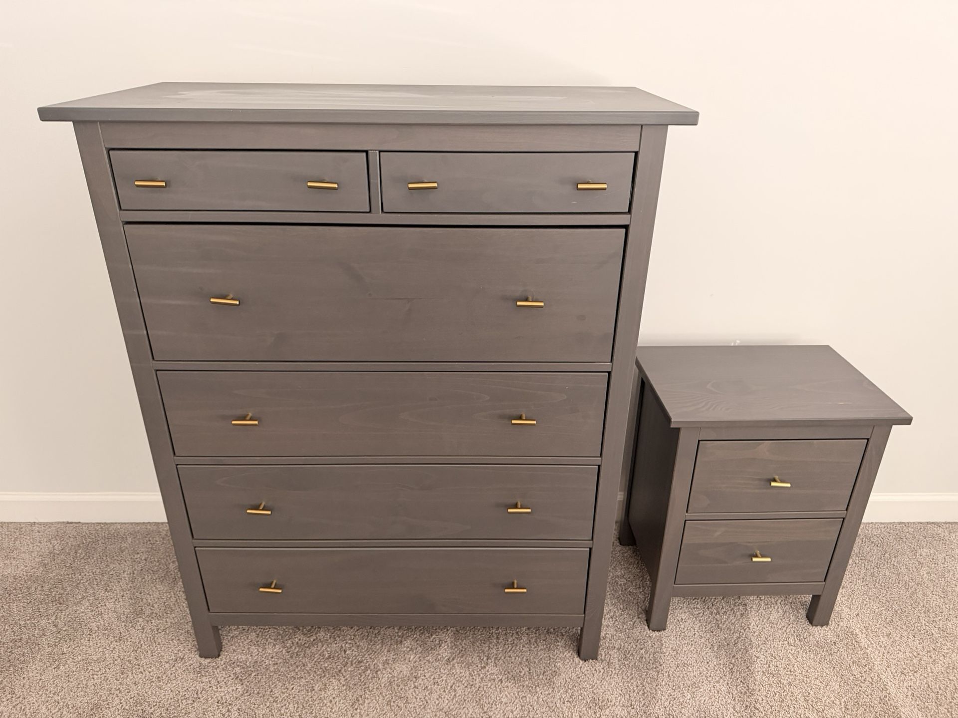 Tall Dresser Plus Nightstand Dresser