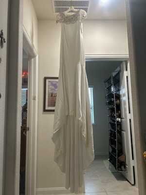 Gown Flower Girl Dresses Silk Robe Bedazzled Shaw