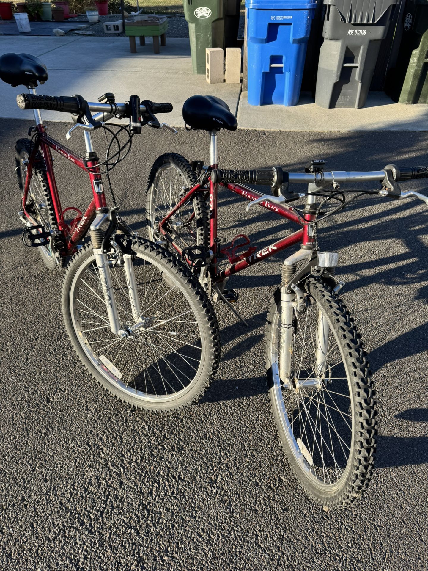 Trek Mountain Bikes - Large And Medium Frames
