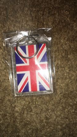 British flag keychain