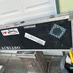 Heavy duty Anvil style bass case in good shape - (Free stickers too)  Could use a little cleaning but This thing is a tank. It fits my fender base jus