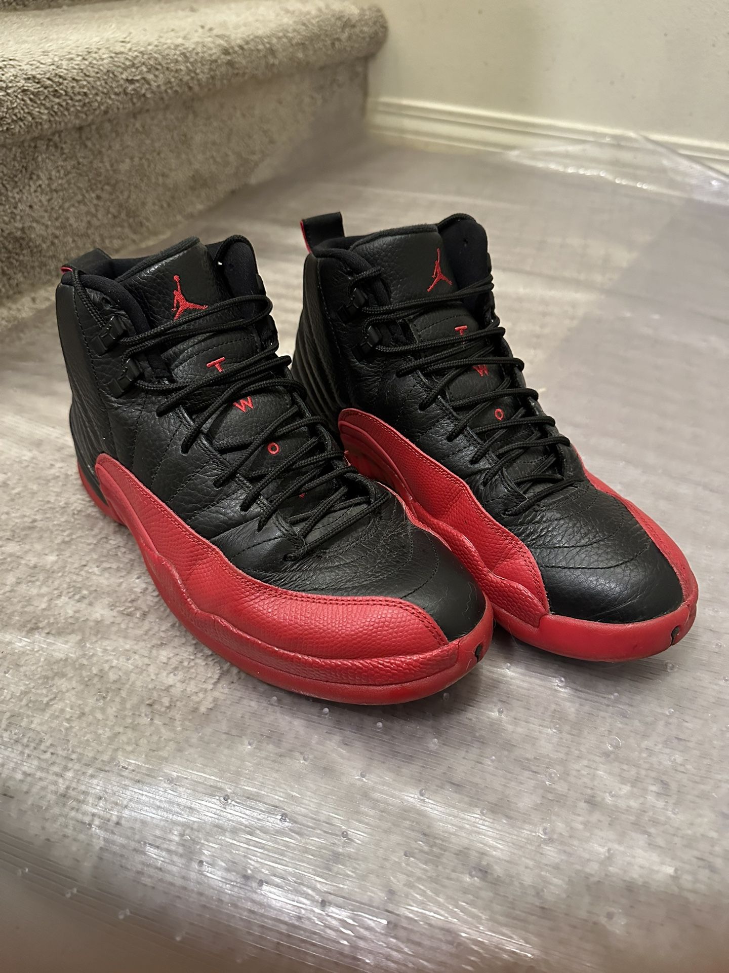Size 10 - Jordan 12 Retro Mid Flu Game (No Box)