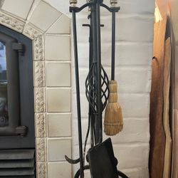 5 Set Fireplace Tools