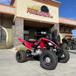 2025 Yamaha Raptor 700R Red