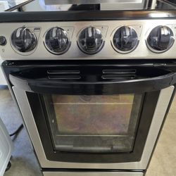 Slide-In Electric Range in Stainless Steel