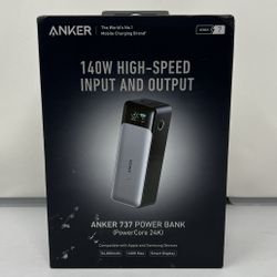 Anker Power Bank 24000mAh 140W 3-Port Black