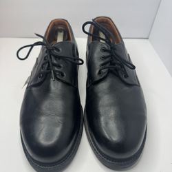 Tenderfoot Men's Size 11 Black Leather Steel Toe Dress Shoes