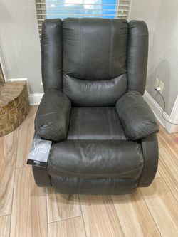 New Grey Recliner Chair