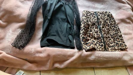 Black Cheetah Pattern Outfit 