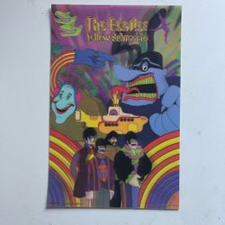 The Beatles Yellow Submarine 3D Lenticular Poster 11x17 Pyramid America 2009